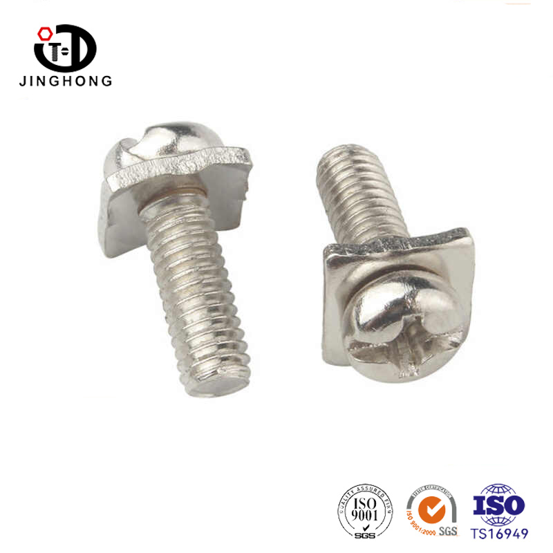 Cross Pan Head Square Washer Bolt