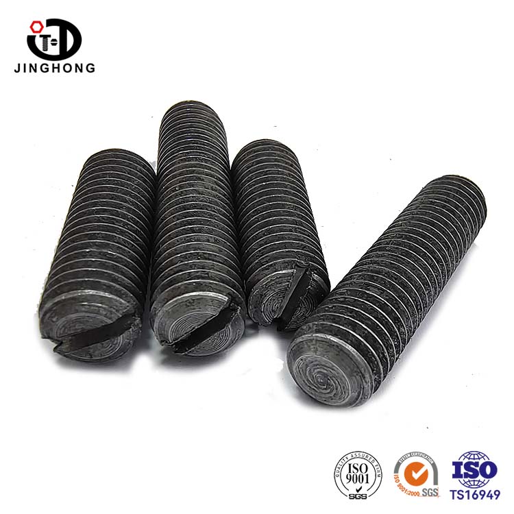 DIN 551 Slitted Flat Point Set Screw