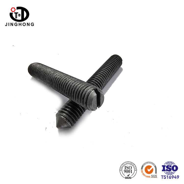 DIN 553 SLOTTED SET SCREV MED CONE POINT