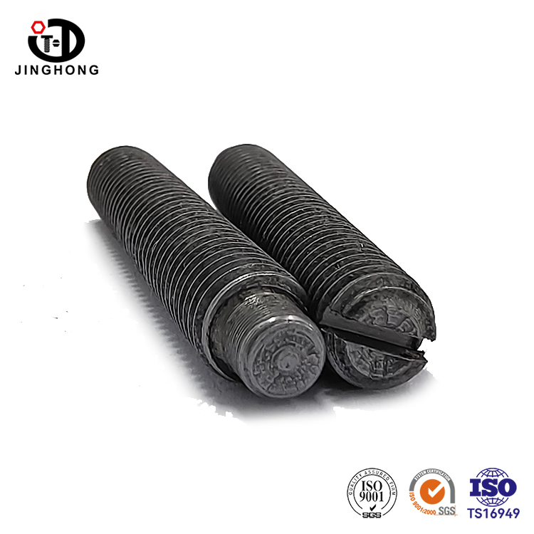 DIN417 Slitted Set Screw med Long Dog Point
