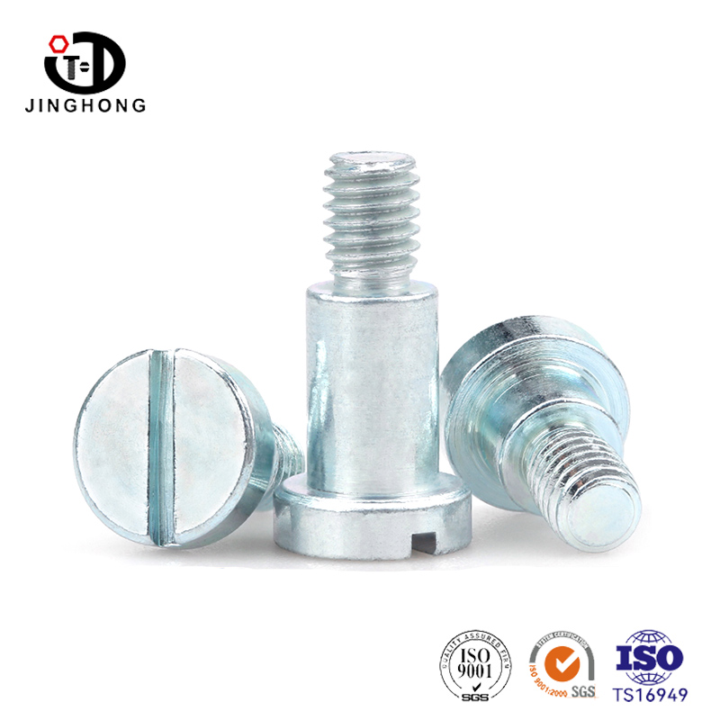 Slitsad axelskruv - Förzinkad